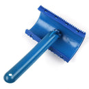 Blue Rubber Wood Grain Paint Roller DIY Graining Painting Tool with Handle