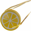 Women Messenger Bags Lemon Shape Small Mini Bag Circular Crossbody Bag For GG2U4
