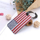 DIY Special Shaped Diamond Painting Star Stripe Flag Leather Boarding Pass