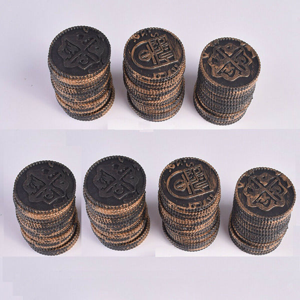200x3.5cm Pirate Coins Treasure Hunt Game Coin Collection