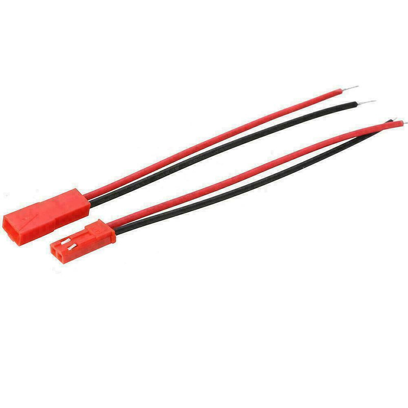 1 pair wire cable connector male/female JST 2Pin For battery
