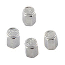 Motorbike 14x12MM Car Gray Wheel Tyre Tire Valve Dust Stem Air Cap Pack of 4