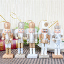 5PC 12CM Xmas Christmas Traditional Style Nutcracker Wooden Guard Decoration