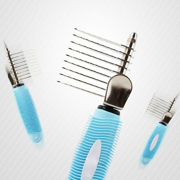 Pet Open Knot Comb Tangled and Messy Hair Agent Comb Pet Hair Edge Finishin