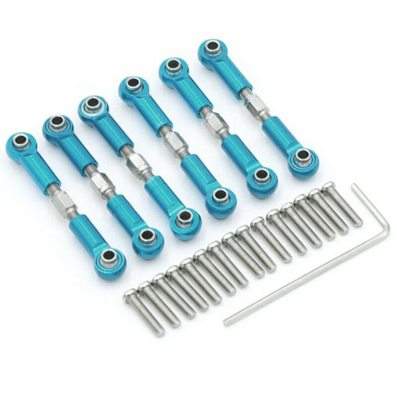 6Pcs Adjustable for Wltoys A949 A959 A969 A979 K929 Upgrade Parts Metal Lin J5G5