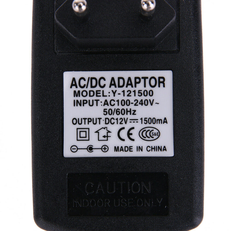 DC12V 1.5A Adapter AC to DC Converter Power Supply Adapter 5.5*2.5 mm