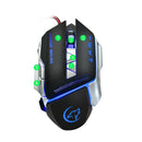 2X(G810 Gaming Mouse Usb Wired Optical Game Mouse 3200 Dpi Adjustable 8 But