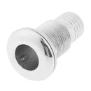 316 Stainless Steel Boat Thru Hull Fitting 1" Hose Barb Marine Hardware