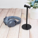 Aluminum Alloy Earphone Desktop Holder Non-slip Headphone Bracket (Black)