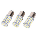 2pcs 12V LED 1157 White BAY15D P21/5W 27SMD 5050 Car Tail Brake Lights Bulb`La3c
