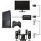 ABS PS2 to HDMI Audio Video AV Adapter Converter+3.5mm Audio Output for HDTV