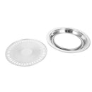 Indoor Outdoor BBQ Smokeless Stovetop Grill Non-stick Roasting Pan Round New rty
