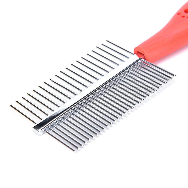 Grooming Pet Hair Grooming Two-sized Dense Comb Tooth Slicker Brush For Dogs  Kw
