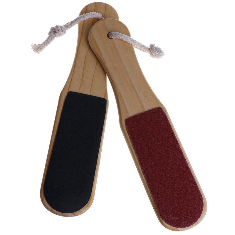 1Pc Double Side Foot Rasp File Wood Foot Callus Remover Pedicure Care Tool J Gw