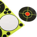 160pcs Shooting Targets 2'' Reactive Splatter Glow Florescent Paper Target