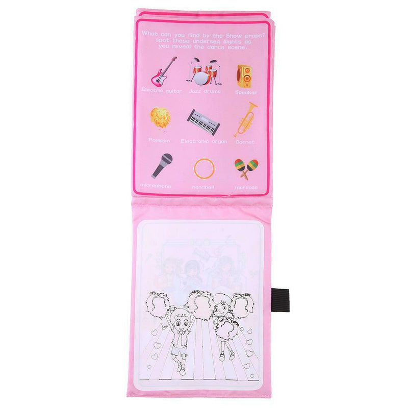 Reusable Kids Painting Magic Doodle Water Drawing Book Water Coloring Book