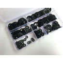 280pcs Tooth Starlock Push On Locking Washers Speed Clips Fasteners Assortm V4O5
