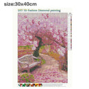 Sakura Tree Full Drill DIY 5D Diamond Painting Embroidery Cross Stitch Kit