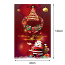 40x120cm Christmas Santa Claus Anti-slip Pad Kitchen Floor Mat Carpet Rug