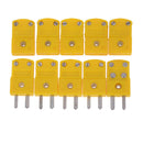 5 Set K Type Thermocouple M/F Temperature Testing Probe Connector3C