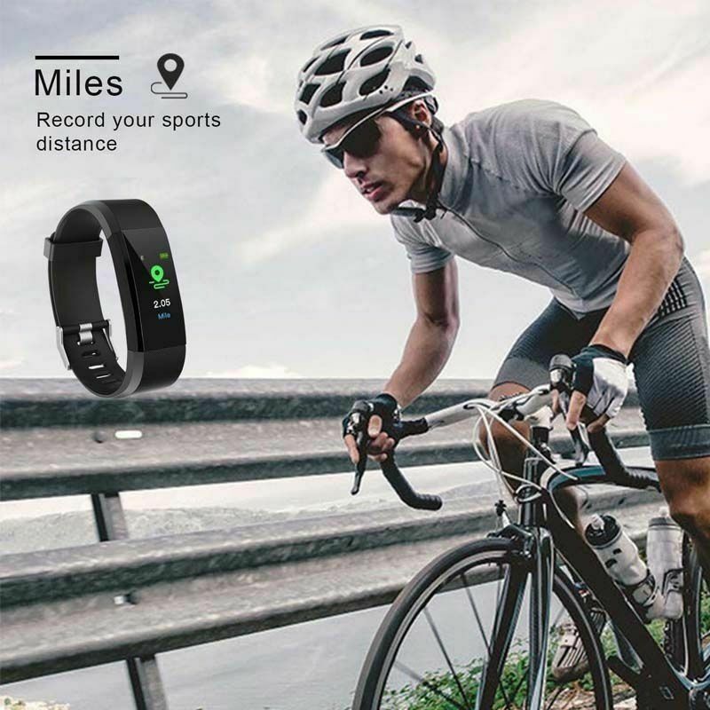 Outdoor Heart Rate Monitor Rate Monitoring Pedometer Fitness Equipment Wire D4J7