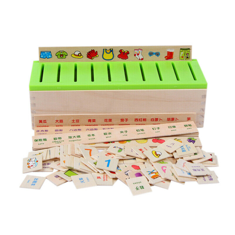 Early Educational Wooden Toys For Children Preschool Alphabet Classificatio K8B8