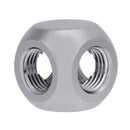 G1/4 Thread 4 Way Connector Splitter Tee Fittings Adapter Computer Water Co SN9F