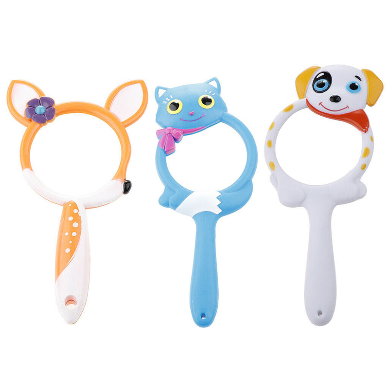 Lovely Cartoon Insect Plant Fabric Magnifier Glasses Kids  Tool