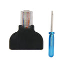 RJ45 Male Plug To AV 8 Pin Screw Terminal