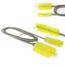 61" Aquarium Fish Tank Double Head Cleaner Brush for Tube Pipe Hose Pump Filter