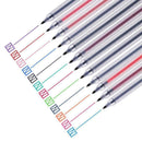 12 Color Gel Pen Set Art Glitter Pens Neon Coloring Painting 0.5mm Craft In G6J6