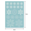 DIY Christmas Stickers Window Glass Decorative Decals Xmas Poster (A) A