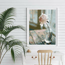 Painting By Numbers DIY Flowers Hand Painted Canvas Oil Art Picture Decor