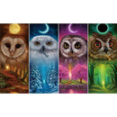 4pcs 5D DIY Full Drill Diamond Painting 4 Seasons Eagle Cross Stitch Kit
