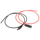 Pair of Solar Panel PV Cable Wire Male & Female MC4 Connectors Red & Black JC,a
