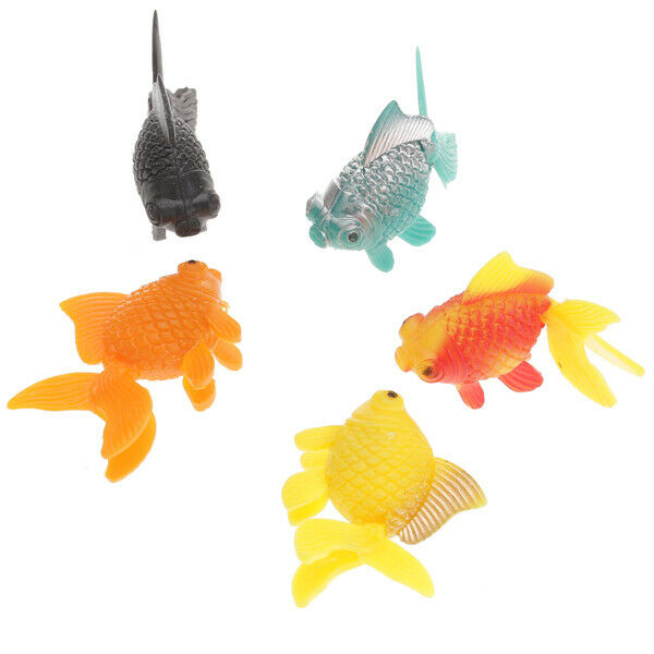 MagiDeal5pcs Artificial Fish Goldfish Ornament For Fish Tank Aquarium Landescape