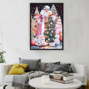 5D DIY Diamond Painting Full Round Drill Santa Claus Christmas Tree Bear Em