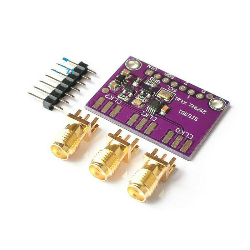 Si5351A I2C 25MHZ Clock Generator Breakout Board 8KHz to 160MHz for Ardu Ws