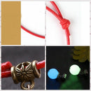 New Fashion Rope Chain Luminous Beads Bracelets for Women Bracelet Femme Ac