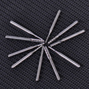 10pcs CNC PCB Rotary Burr Carbide End Mill Engraving Drill Bits 1.3mm to 3.175mm