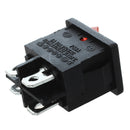 3pcs Red Light 4 Pin DPST ON-OFF Snap in Boat Rocker Switch 6A/250V 10A/125 Q2R9