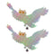 8 Pieces Reflective Bird Repellent Owl - Attractive Decoy Will Keep Nuisance