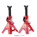 2pcs 6 TON Metal Scale Jack Stands for Axial SCX10 TAMIYA CC01 RC Trucks