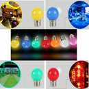 E27 1W Holiday Globe Lamp Replacement For Living Room Decoration White
