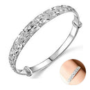 Plated Women Adjustable Cuff Bangle Bracelet Jewellery  Gift