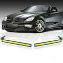 2pcs 17cm 12V White LED COB Car Auto DRL Driving Daytime Running Lamp Fog Light