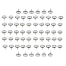50pcs 20/22mm Crystal Upholstery Nails Tacks Studs Pins for Sofa Wall Decor