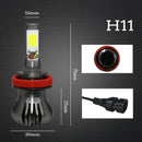 Monochrome 6000k White H8/H9/H11 Car LED Fog Light for car truck suv