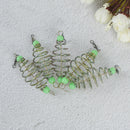 5Pcs Fishing Bait Spring Lure Inline Hanging Tackle Stainless Steel Feeder TEUS