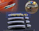 Car vehicle Door Handle Covers Trim Cap fit for SKODA Octavia Fabia Superb 02-07